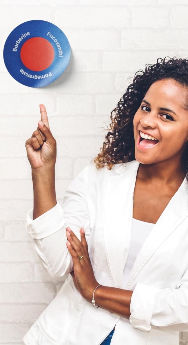 American woman energized and on track with her weight loss goals thanks to Berberine Patch